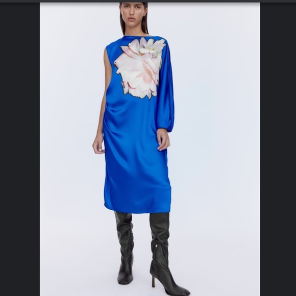 ZARA HEELED LEATHER BOOTS MADE IN SPAIN - Picture 5 of 14